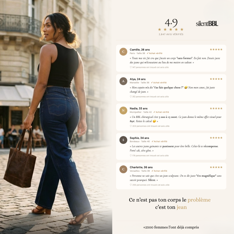 Jean effet galbant BBL